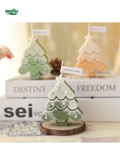 اشتري Christmas New Ins Christmas Scented Candle Gift Box, Fragrance Decoration, Ambience, Creative Souvenirs, Christmas Tree Candles Festive Birthday Party Decorations في الامارات