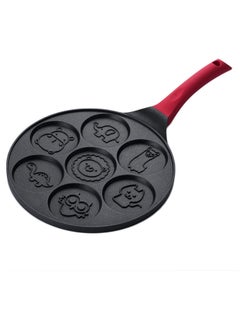 اشتري Pancake Maker Pan - Griddle Pancake Pan Molds for Kids Nonstick Pancake Griddle Pan with 7 Animal Shapes في السعودية