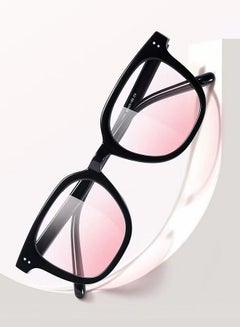 Buy Black frame powder powder blusher glasses Gradual color powder sense Large frame glasses Ordinary glasses in Saudi Arabia