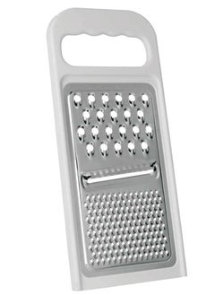 اشتري Steel All Purpose Grater-Silver,White-5 Inch في الامارات