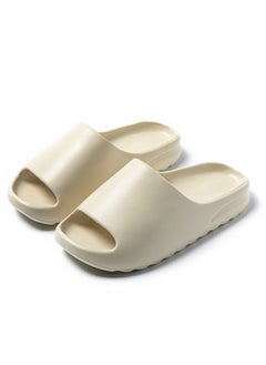 Buy Platform Pillow Slippers Slides for Women and Men, EVA Anti-Slip Cloud Slippers Lightweight Spa Open Toe Shower Sandals for Indoor And Outdoor in Saudi Arabia