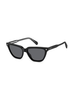 اشتري Women's Polarized Rectangular Sunglasses - Pld 4157/S/X Black Millimeter - Lens Size: 55 Mm في السعودية