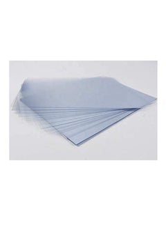 Buy Pack Of 100Pcs Clear Binding Cover A4-150 Micron in UAE