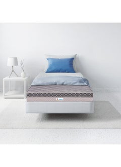 Buy Sleepwell Fitrest Classic | Acuprofile PU Foam | Twin Bed Size | Medium Firm | Neem Fresche Technology | Anti Sag Mattress (200L x 120W x 20H cm) in UAE