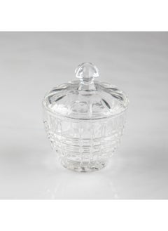 Buy Soleter Sugar Pot Sugar Bowl With Lid Dustproof Crystal Glass Coffee Cube Household Candy Dried Fruit Transparent Jar Salt Container 110Mm/Ф85-50Mm, in Saudi Arabia