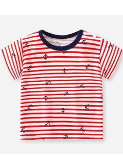 Buy Pure Cotton Student Children's T-Shirt Short Sleeves in UAE