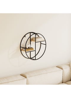 اشتري Urban Circle 2-Tier Metal Shelf 36.5 x 36.5 x 10 cm في الامارات