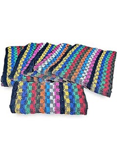 Buy Multi-Purpose Towel Set Of 3 Pcs 100% Cotton 50x90  cm-Multicolor in Egypt