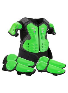 Buy Children's Balance Bike Armor Cycling Suit Off-Road Motorcycle Chest Armor Anti Drop Vest Set in UAE