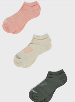 اشتري 3 Pack No Show Socks في الامارات