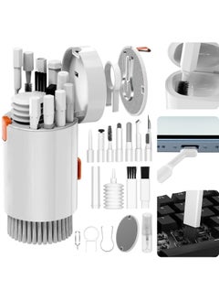 Buy 20-in-1 Electronic Cleaner Kit, Keyboard Cleaner kit, Portable Multifunctional Cleaning Tool for PC Monitor/Earbud/Cell Phone/Laptop/Computer/Bluetooth Earphones(White) in Saudi Arabia