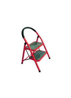 اشتري Hawk King 2 Step Ladder Red With Hand Grip في الامارات