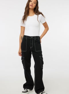 Buy Wide Leg High Waist Jeans in UAE