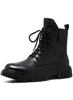 اشتري New Thick Sole Elevated Casual Martin Boots في السعودية