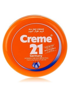 Buy Creme 21 All Day Cream Intensive Care and Protection With Vitamin E For Ultra Dry Skin - 150 ml in UAE