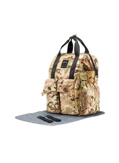اشتري Elite Diaper Bag With Stroller Hooks And Changing Mat -Camouflage في الامارات