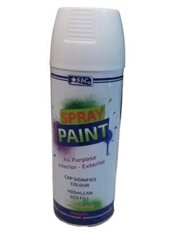 Buy All Purpose Spray Paint White 400ml in Saudi Arabia