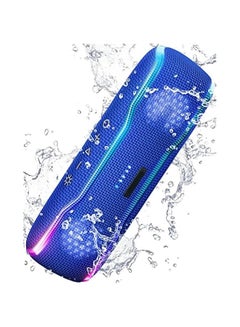 Buy Portable Bluetooth Speaker, IPX7 Waterproof Wireless Speaker with Colorful Flashing Lights, 25W Super Bass 24H Playtime, 100ft Range, TWS Pairing for Outdoor, Home, Party, Beach, Travel in Saudi Arabia