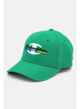 اشتري Men Embroidered Logo Adjustable Cap, Green في السعودية