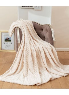 اشتري COMFY SOFT & FLUFFY OFF WHITE SHEEP BLANKET/THROW في الامارات