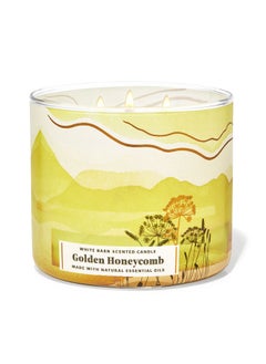 Buy Golden Honeycomb 3-Wick Candle in Saudi Arabia