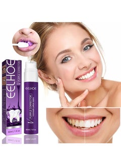 Buy Purple Toothpaste for Teeth Whitening, Colour Corrector Purple Toothpaste Whitening,Tooth Stain Removal,Teeth Whitener Booster, Purple Toothpaste，Tooth Colour Corrector,Reduce Yellowing in UAE