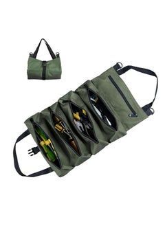 Buy Home Tool Kits for All Purpose,Tool Bags,Electrician Tool Bag Oxford Cloth,Car Portable Multi-functional Craftsman Tool Bag (green) in UAE