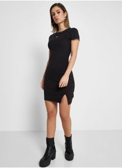 Buy Logo Knitted Bodycon Dress in Saudi Arabia