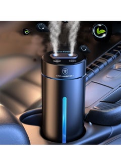 Buy Car Aromatherapy Diffusers for Essential Oils, 450ml Small Humidifier, Mini USB Air Scent Small Humidifier LED 7 Color Changing,Dual Mist Ports, AI Smart Start,for Car Room Home Office Bedroom in Saudi Arabia