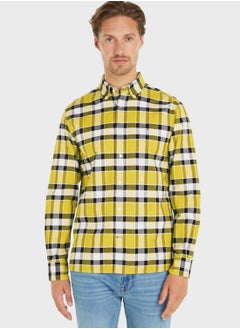 Buy Oxford Checked Regular Fit Shirt in Saudi Arabia