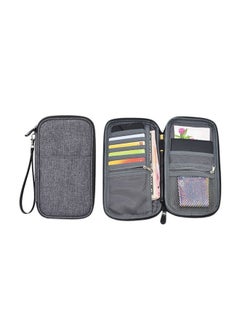 Buy Light Weight Passport Holder Wallet Grey in UAE