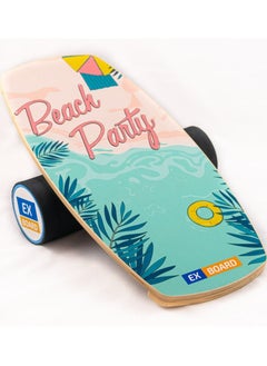 اشتري Balance Board Beach Party Surf Balance Board Trainer Balance Exercise Board for Hockey Surfing and Snowboarding في الامارات