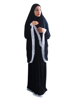 Buy Prayer Dress Women Elegant and Modest Prayer Dress Two piece Muslim praying outfit hijab in UAE