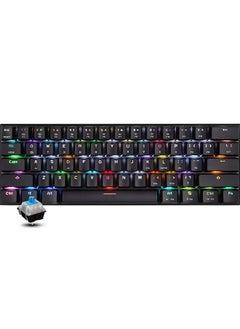 اشتري CK62 61 Keys RGB Mechanical Dual Mode Keyboard With OUTEMU Blue Switches - English في الامارات