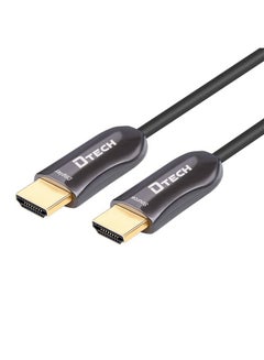 Buy 4K Fiber Optic Hdmi Cable 50Ft Long Thin Optical Hdmi 2.0 Cable 4K60Hz 18Gbps High Speed Slim Uhd Video Cord 50 Feet For Monitor Projector in Saudi Arabia
