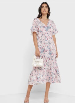 اشتري Floral Printed Dress في السعودية