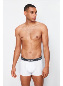 Buy Men's Black Elastic 3-Pack Cotton Boxer in Egypt