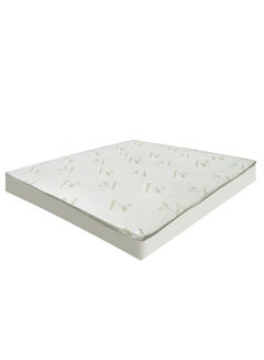 Buy Sleep Well King Luxury Memory Foam Mattress Topper Mattress Protector L200XW200XH4Cm - White in UAE