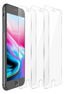 Buy 3Pack of Apple iPhone 6 Plus/ 6S Plus Tempered Glass Hd Clear Screen Protector in UAE