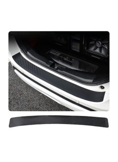 Buy 4 Pcs Car Rear Bumper Protector Guard, Anti-Scratch Carbon Fiber Trunk Door Sill Protection Strip Sticker, Universal Vehicle Trim Cover Accessories for Car, Truck, SUV, Van (41×3.75 in, Black) in UAE