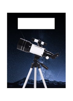 اشتري 150X Magnification Single Tube Astronomical Telescope Glasses (High Tripod+Front Mirror+Mobile Phone Editing) في السعودية