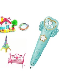 Buy Children's 3d Printing Pen Low Temperature Three-dimensional Doodle Pen Girl Student Magic Pen Ma Liang Magic Drawing Pen in Saudi Arabia