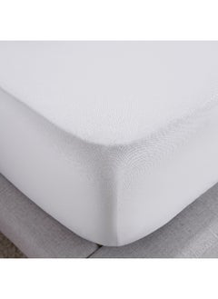 اشتري Conscious Eucacel Fitted Sheet 200X200+33Cm - Bright White في الامارات