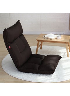 Buy Floor Chair Lazy Sofa Adjustable Padded Folding Chair with Back Support and Backrest Comfortable Chair in UAE