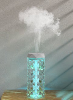 Buy Transparent crystal aroma machine, humidifier :1L large capacity seven-color light, USB power supply in Saudi Arabia