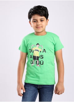 Buy Boys Round Neck Shirt Printed in Egypt