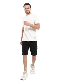 اشتري Zipper Pockets Practical Plain Shorts في مصر