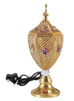 Buy Electric Oud Bakhoor Incense Burner Mabkhara Gold in UAE