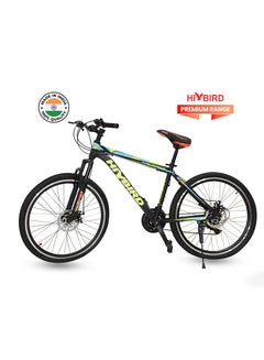 Buy Flare Premium Assemby Bike 26x2.125" 21-Speed Bicycle with Aluminum Alloy Frame and Shimano EF-500 Rapid Fire Shifters Black in Saudi Arabia