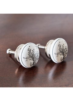 Buy Splendid Tree 2-Piece Doorknobs Set 4 x 5.5 x 4 cm in UAE